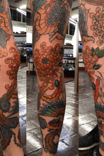 Leg sleeve in progress @creasion on instagram ajdoestattoos@gmail.com . . . . #japanesetattoo #tattoo #irezumi #tattoos #japanese #art #ink #japan #inked #traditionaltattoo #orientaltattoo #blackwork #tattooart #tattooartist #tattooed #drawing #wabori #colortattoo #dragontattoo #tattoolife #flowertattoo #irezumicollective #neotraditionaltattoo #permanentadornments #tattoosleeve #tattoodesign #asiantattoo #japaneseart #losangeles