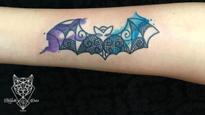 Watercolor bat