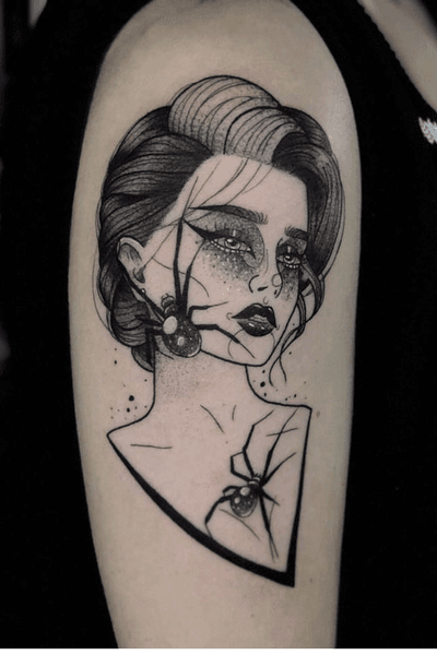 This breathtaking spider lady tattooed by Vil w hope back has got us caught in her web! 🕷🕸 Give us a call on 0208 549 4705 to book yourself an incy wincy consultation with her!