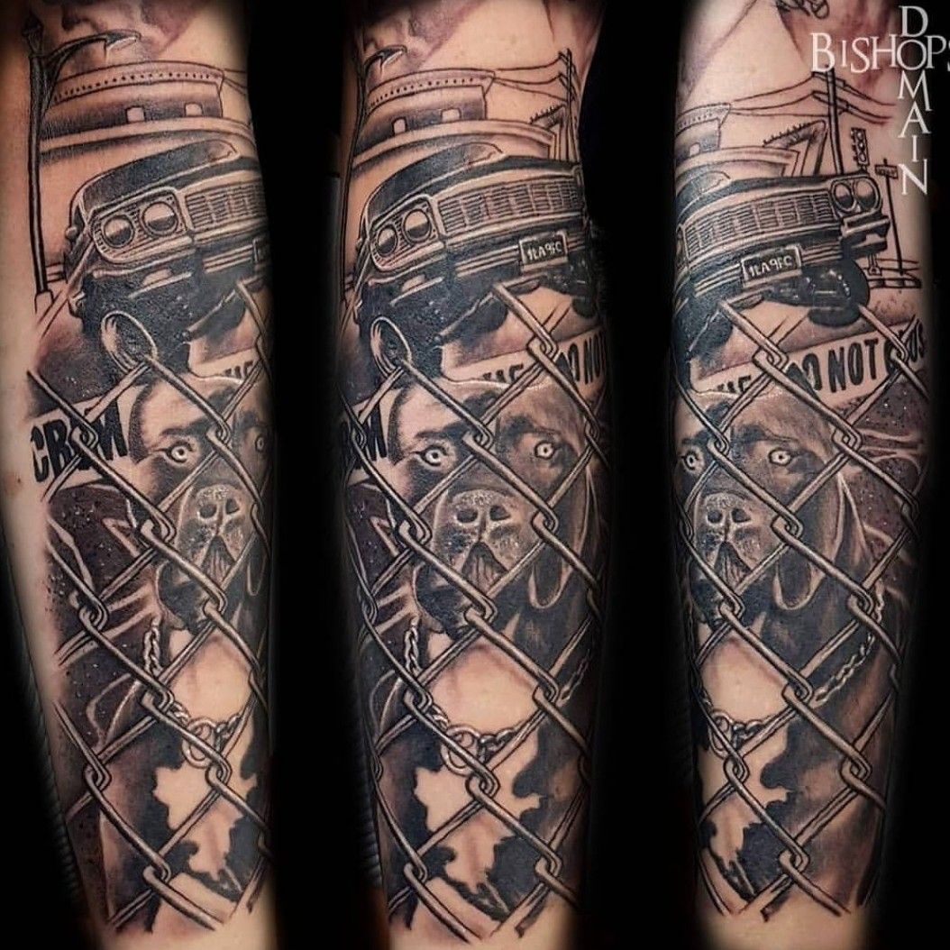 Gangster leg sleeves tattoo pt 2  YouTube