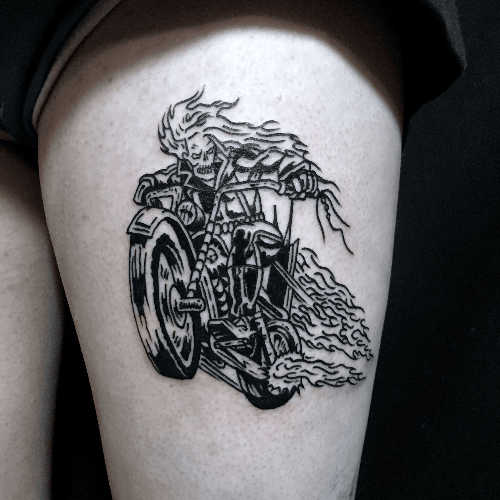 Ghost rider tattoo fin by 2FaceTattoo on DeviantArt