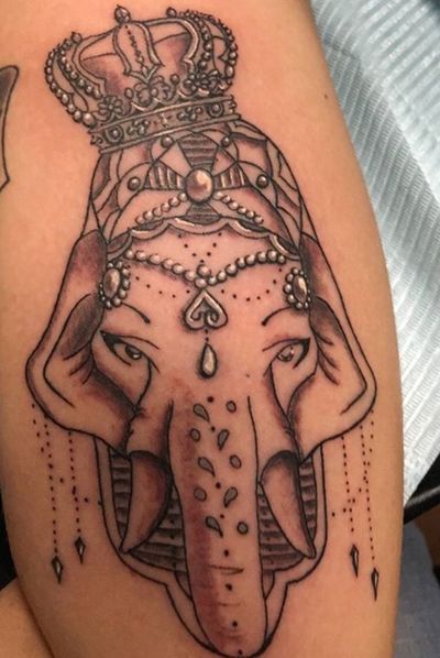 #livoniatattoos #livoniatattooshops #detroittattooartist #ganesha #elephanttattoo #elephant 