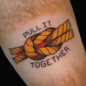 Upper leg tattoo by Alex Zampirri aka AZamp #AlexZampirri #AZamp #letteringtattoos #lettering #text #font #type #calligraphy #script #letters #quotes #words