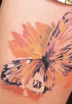 Butterfly painterly style