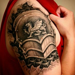 welsh dragon tattoo