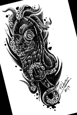 #estudiodetatuagem Memento Mori - tatuagens com horário marcado - orçamentos e agendamentos pelo WhatsApp ☎️ (11) 973701974 ou pela página do estúdio no Facebook :                                 @mementomoritattoostudio  💀⏳🕯- próximo ao metrô Tucuruvi - @thiagopadovani #octopus #polvo #tattoosketch 