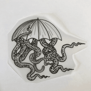 #octopus #umbrella 