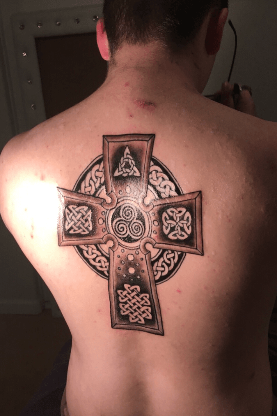 Rose Cross Celtic Tattoo Design  LuckyFish Inc and Tattoo Santa Barbara