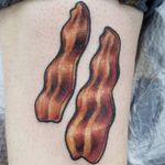 Bacon emoji party.  #baconemoji#bacon#tattoo#bacontattoo#victoryinktattoo#victoriassecret#victoryink