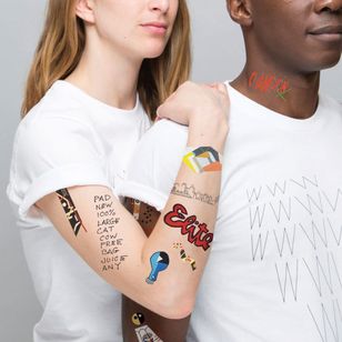 Whitney Museum: diseños personalizados para Stuart Davis: En plena exposición #temporarytattoo #temporarytattoos #musicfest #musicfestival #tattoofashion #fashiontattoo #tattooforkids #childrenstattoos #kidtattoo #faketattoo