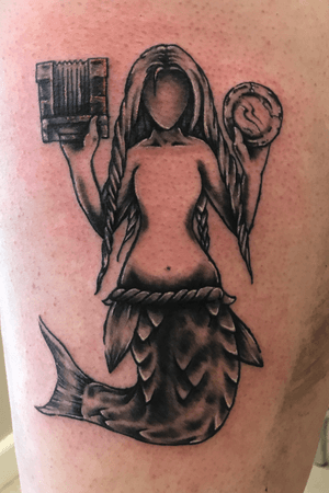 Mermaid of Zennor tattoo