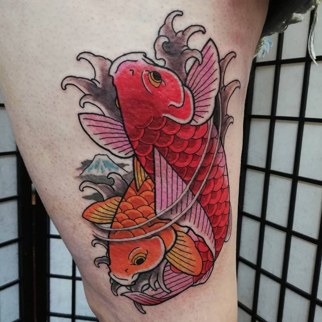 55 Best Koi Fish Tattoos Designs  Meanings 2023