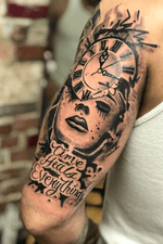 Time heals everything tattoo by rokmatic_ink