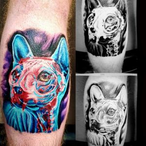 Sooooo much fun to do! Its so crazy to see the seperate images come out using 3d glasses or an anaglyph viewer app. #3dtattoo #3dtattooart #anaglyphtattoo #cattattoo ##catskull #trippy #latenight #latenighttattoo #pnwtattoos #pnwtattooartist #pnwlife #pnw#pnwtattoo #pdxtattoo #pdxtattoos #pdxartist #pdx #oregoncitylife #oregoncityartist #oregocitytattooartist #doubleexposuretattoo #doubleexposureportrait #doubleexposure #catskulltattoo