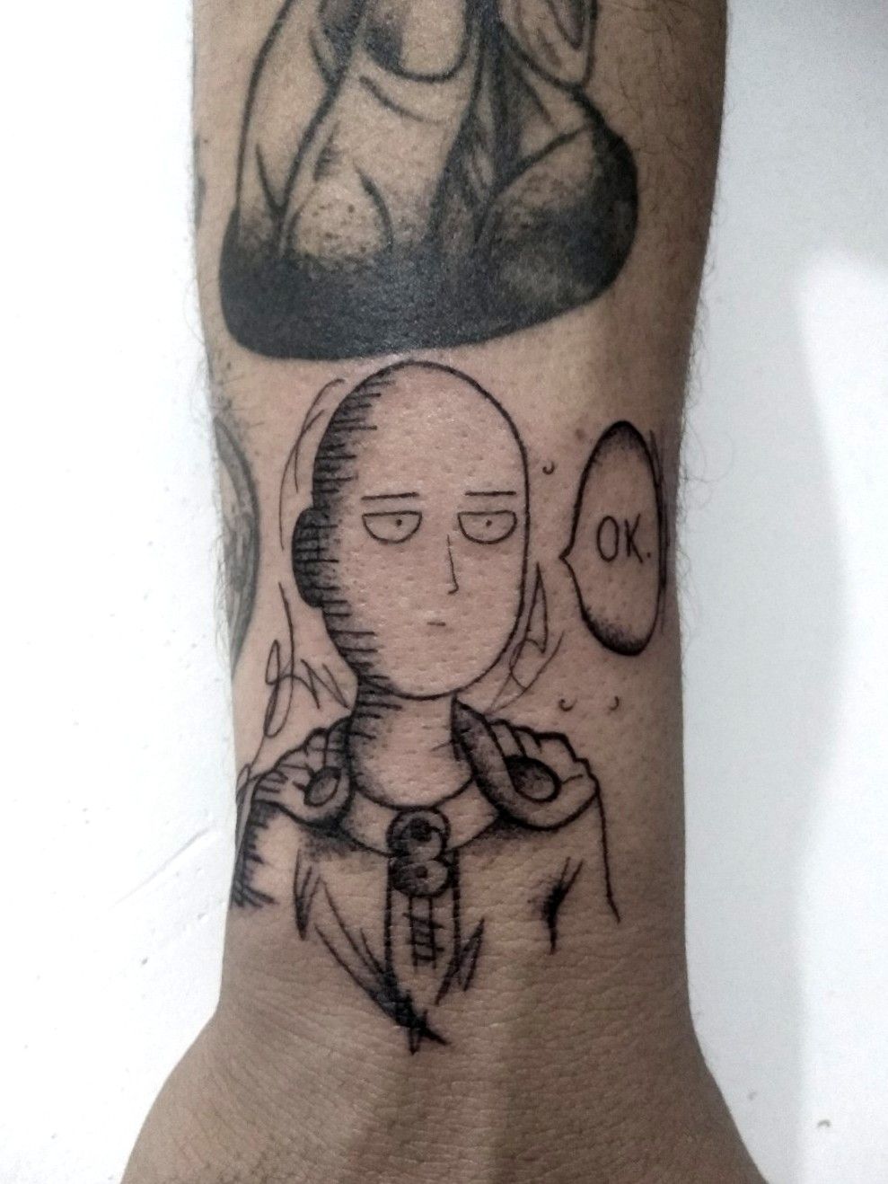 SClass OnePunch Man Tattoos to Knock You out  Cartoon tattoos One  punch man One punch