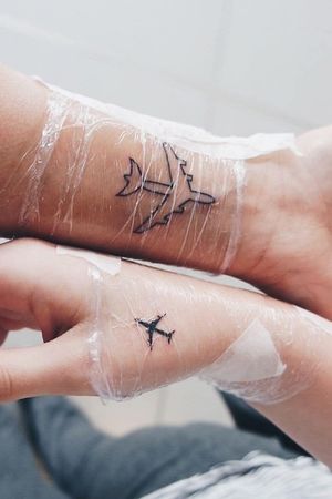 #airplane #arm #tattoo