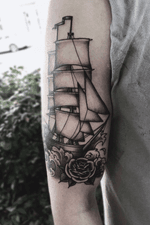 #traditional #traditionalship #ship #flower #waves