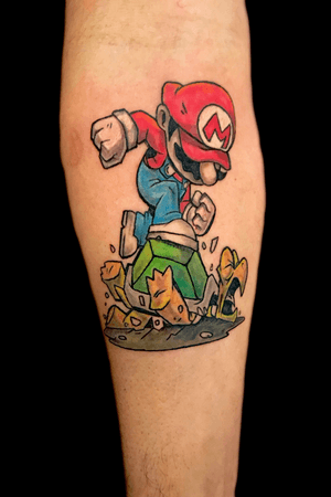 Its me Mario!  #supermario #mariobros #Nintendo  #colortattoo 