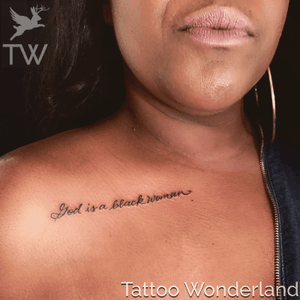 #godisablackwoman @sandydexterous @tattoowonderland #youbelongattattoowonderland #tattoowonderland #brooklyn #brooklyntattooshop #bensonhurst #midwood #gravesend #newyork #newyorkcity #nyc #tattooshop #tattoostudio #tattooparlor #tattooparlour #customtattoo #brooklyntattooartist #tattoo #tattoos #godisawoman