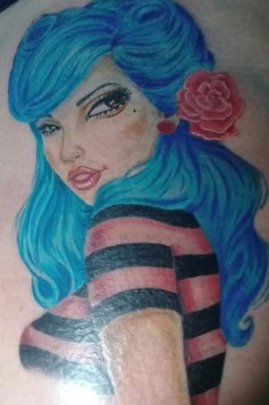 Pin Up Tattoo by VagnerInk