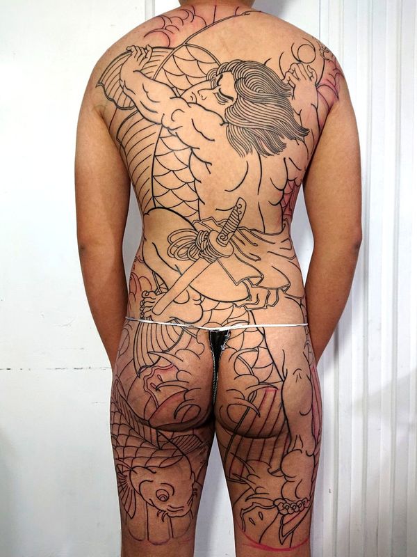 Tattoo from hori-tora-tattoo