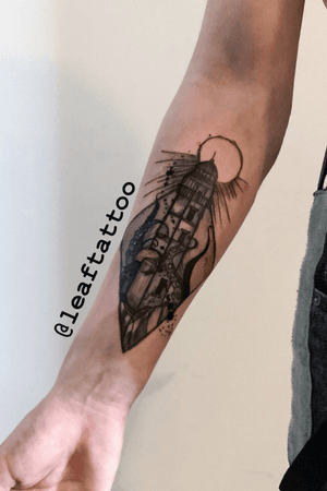 Tattoo by leaf 