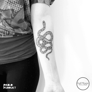Snake with geometric skin for @tapicchiontesta, thanks so much! ⠀Done at @fullmoonberlin⠀Appointments at email@pabloferrukt.com or DM.⠀#blackworktattoo .⠀.⠀.⠀.⠀#tattoo #tattoos #tat #ink #inked #tattooed #tattoist #art #design #instaart #geometrictattoos #blackworktattoos #tatted #instatattoo #bodyart #tatts #tats #amazingink #tattedup #inkedup⠀#berlin #berlintattoo #traditionaltattoos #blackworkers #berlintattoos #black #schwarz  #tattooberlin #snake