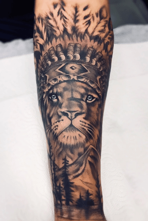 #lion #liontattoo #tattooartist #tattooart #blackandgrey #ink #inked #indian 