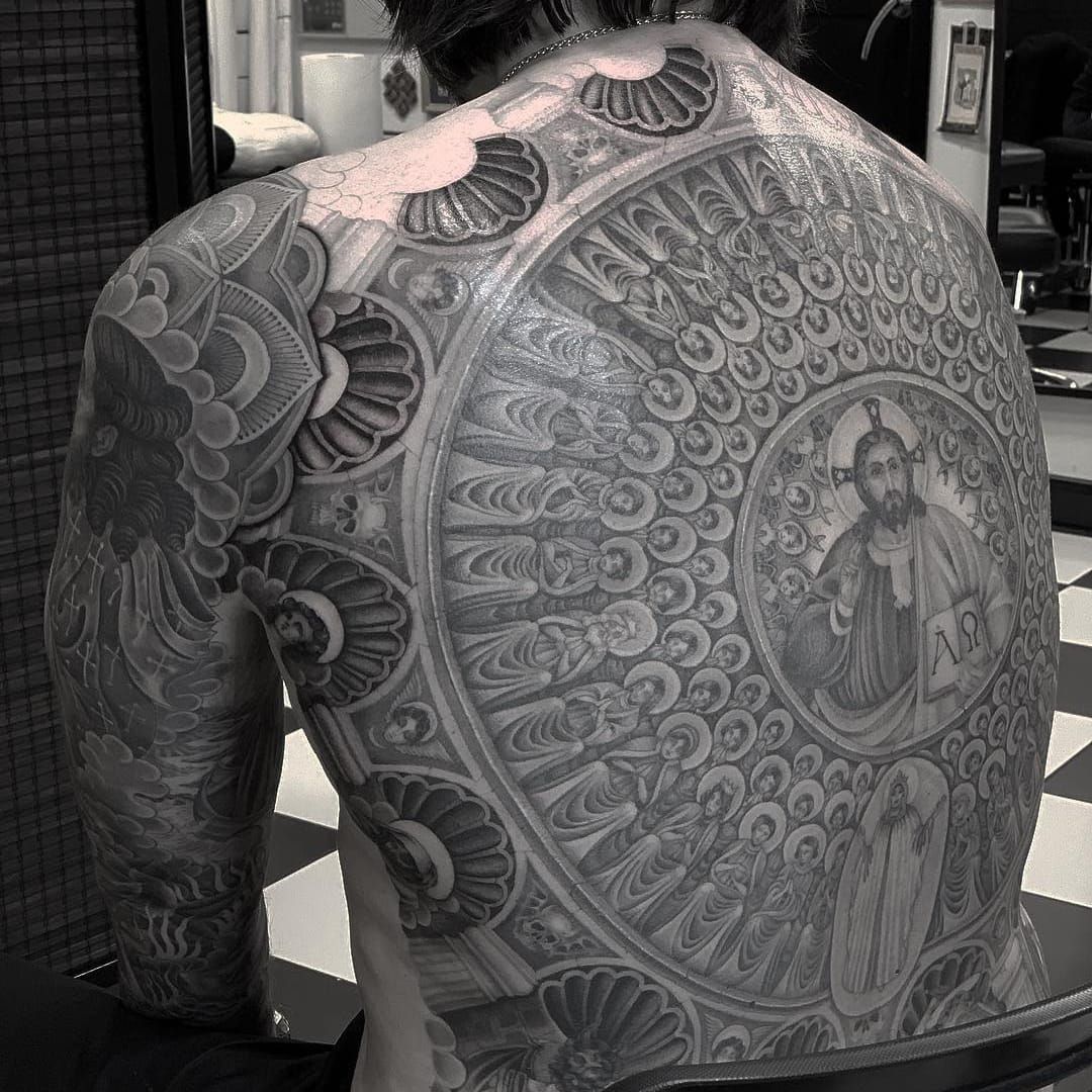 Full Back Religious Tattoo Designs For Men  Religious tatto  Flickr