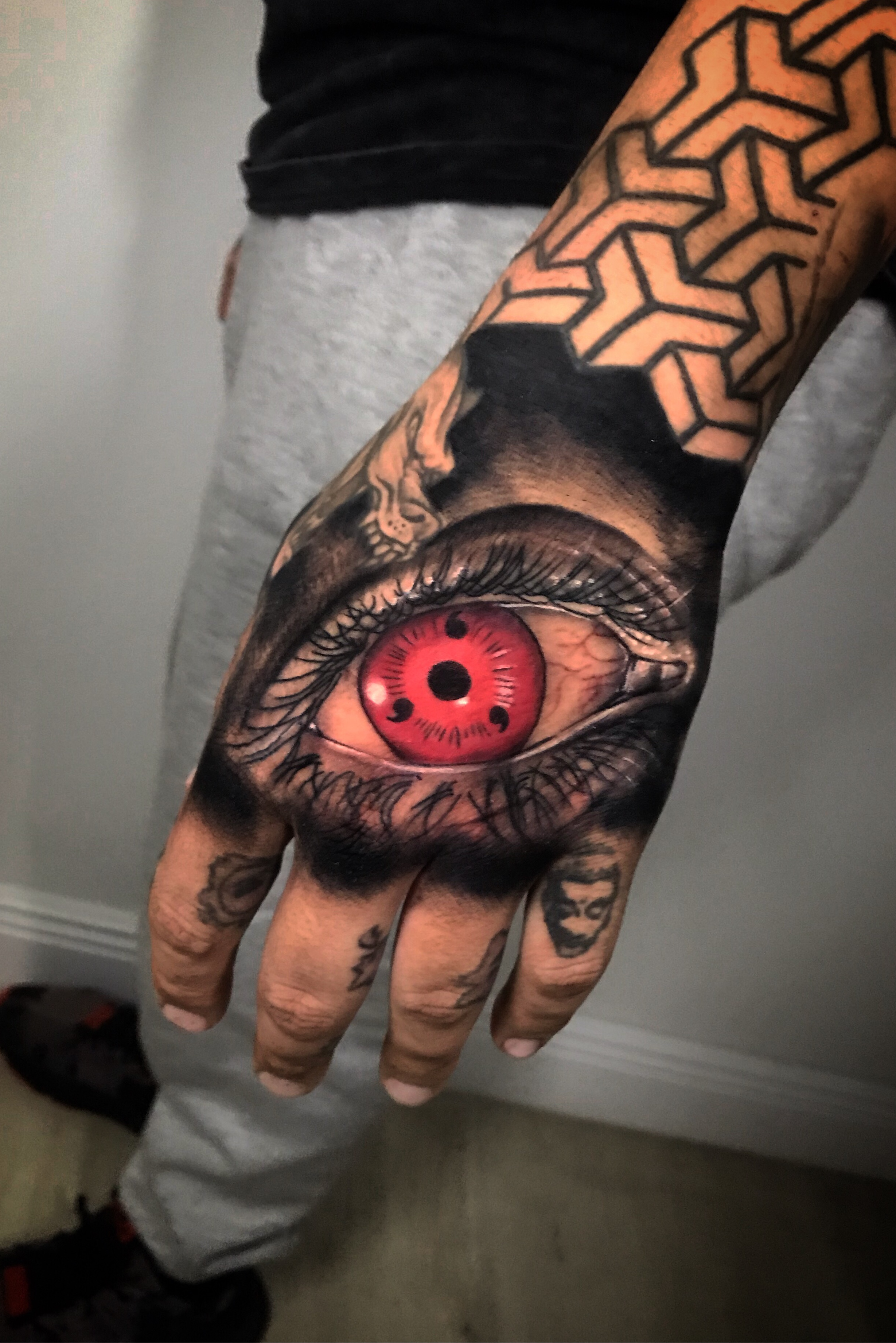 Tattoo uploaded by Ink Blessing  Tattoo Art  Uchiha Itachi naruto itachi  sharingan tattoo tatuagem  Tattoodo