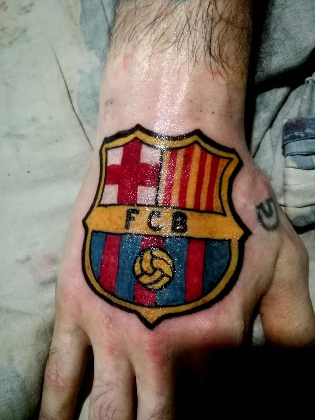 Tattoo uploaded by Javier Garcia • Escudo del Barcelona • Tattoodo