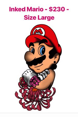 Inked Mario - #mariobros #mariobrostattoo #cartoon #newschooltattoo #japanesetattoo #colour #tattoo #art #tattooartist 