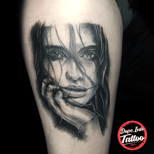 Black and grey portrait  #tattooart #tattooartist #realistic #portrait #blackandgray #ink #inked #inkedup 
