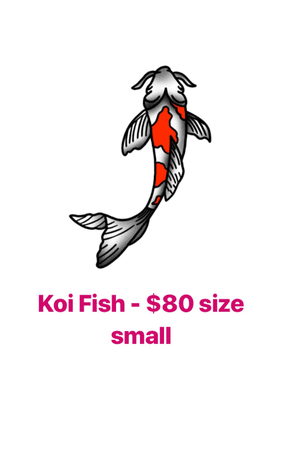 Small Koi Fish Flash #koi #koifish #irezumitattoo #irezumi #koitattoo #procreate #drawing #ipadprotattooteam #ink #tattooartist 