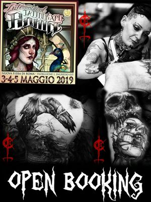 Next Tattoo convention !For booking :lilithdivinetattoo@gmail.comor +39 3295675580 #horrortattoo #horrorart #lilithdivineartist #darkartists #DarkArt #blackandgreytattoos #realistictattoos #madnesscircus 