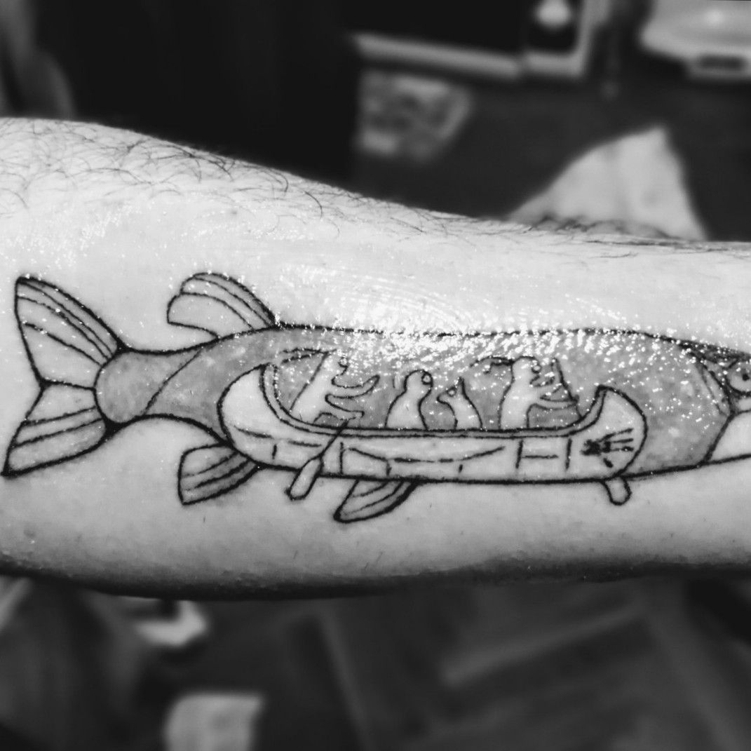 Northern Pike by Michael Stade mikestatuering on instagram  rtattoo