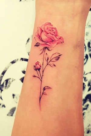 Rose Tattoo Fineline