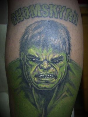 Hulk, one of my very first tattoos