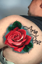 Colorfull rose #rose #RoseTattoos #tattooartist #tattoos #miami #miamitattoos 
