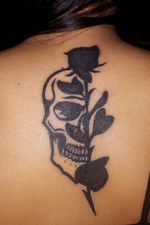 #skull #skulltattoo #rose #rosetattoo  #tattoo #valeryink #black #dynamic #viking #ink #inkstagram 