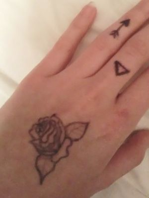 Flower on the hand