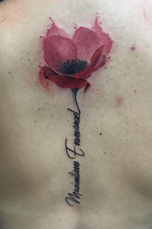 tatuaje de amapola