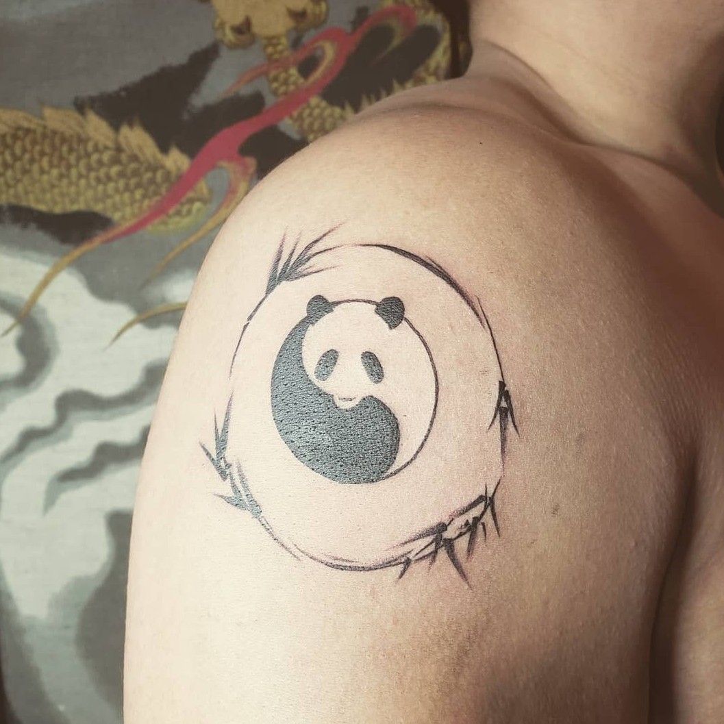 Tattoo uploaded by shandarae12 • Tribal style panda • Tattoodo