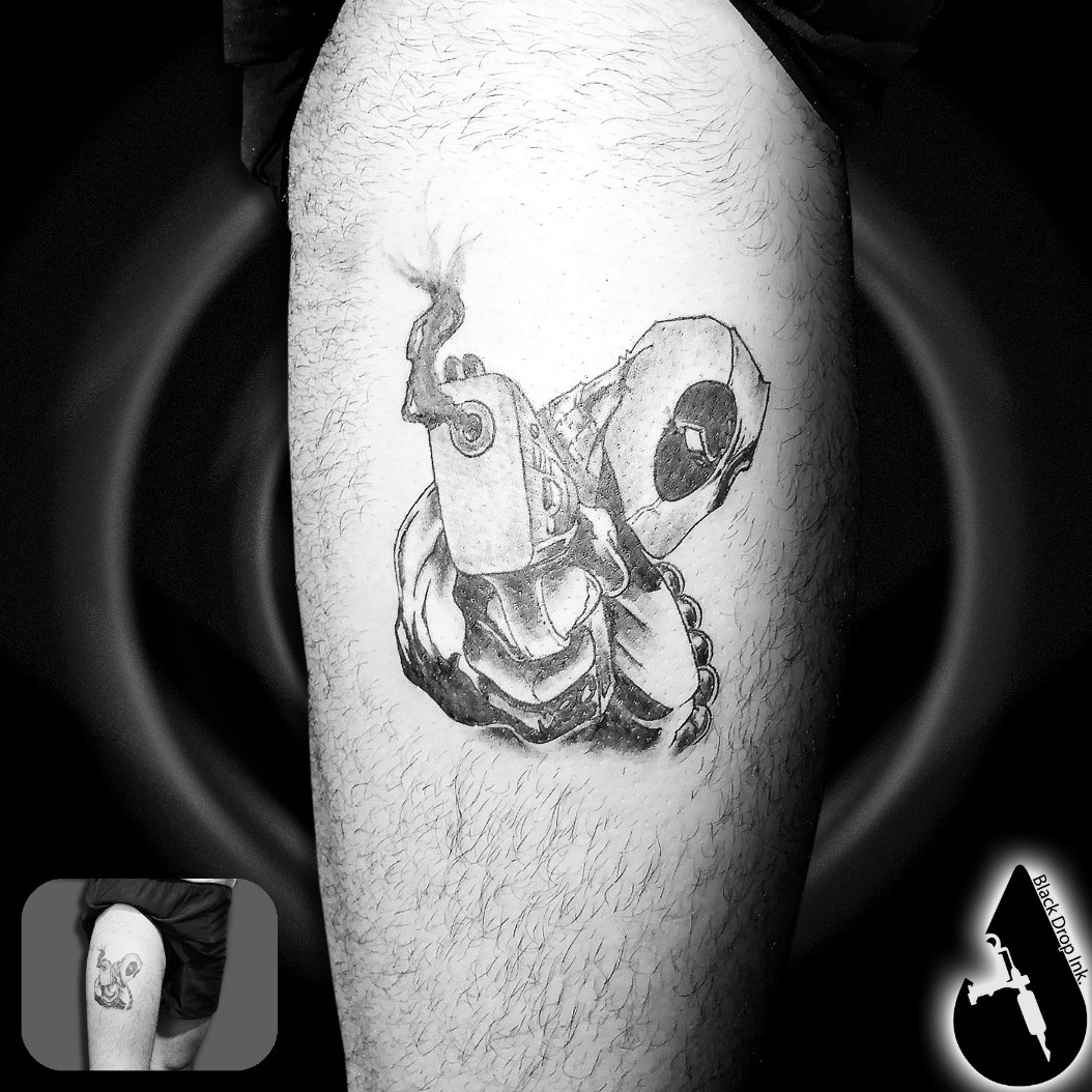 Tattoo uploaded by BillyOne Tattoo  Deadpool Sketch  Tattoodo