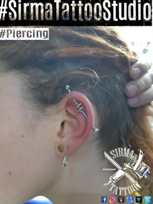 Industrial Piercing#Piercing #PiercingStudio #SirmaTattooStudio #Nafplio #Piercings #IndustrialPiercing #BodyPiercing #ProfessionalBodyPiercing