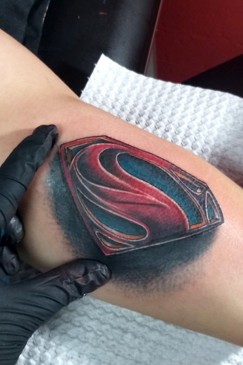 Superman Tribal  Superman tattoos Superman art Chest tattoo drawings