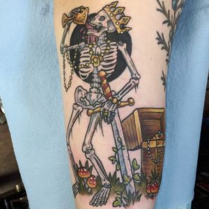 Just enjoying their afterlife #tattoo #tattoolife #tattooart #saniderm #envyneedles #rosewatertattoo #tattoos #tattooartist #art #ink #inked #magictattoos #inkedmag #portland #portlandtattooers #portlandtattoo #pdx #pdxartists #pdxtattooers #pdxtattoo #tattooed #tatsoul #fusiontattooink #fkirons #bestink #skeleton #tattoosnob #stencilstuff #skeletontattoo #eternalink