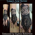 Lace/rose tattoo by Alysia Roberson at Siren's Cove Tattoo in Piedmont ,SC!! #tattoos #tattooed #tattooedwomen #tattooedwoman #tattooedman #tattooedmen #tattooartist #inkedgirl #inkedfemales #inkedgirls #sc #sctattooartist #victoriantattoo #sctattooist #sctattoo #sctattooshop #sirenscovetattoo #alysiarobersontattoo #femaletattooartist #greenvillesc #andersonsc #victorian #southcarolinatattooartist #clemsontigers #inkmaster #handtattoo #rosetattoo #lace #lacetattoo #realism #realistic #realistictattoo #gloves #handtatty #blackandgreytattoos #blackandgrey #fingertatoo #tattooartmagazine #inkedfemales #flowertattoo #girlytattoo #lacey #laceytattoo www.facebook.com/Alysia.Roberson.Tattoo.Artist www.facebook.com/sirenscovetattoo