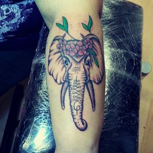 Custom elephant tattoo