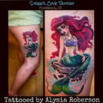 One of my favorites from a few years ago, Disney's The Little Mermaid, Ariel, tattooed by Alysia Roberson at Siren's Cove Tattoo in Piedmont, SC!!! #ariel #arieltattoo #littlemermaid #littlemermaidtattoo #thelittlemermaid #thelittlemermaidtattoo #mermaid #disney #disneytattoo #mermaidtattoo #siren #tattoosiren #sirentattoo #pinupgirltattoo #inkedgirl #inkedfemales #inkedgirls #ink #inked #tattoos #tattooed #tattooedwomen #tattooedwoman #tattooedmen #tattooedman #sctattoo #greenvillesc #downtowngreenville #femaletattooartist #andersonsc #clemsonsc #ladytattooer #redhead #ladytattooist #pinup #pinuptattoo #pinupgirl #nautical #nauticaltattoo #southcarolinatattooartist #sctattooshop #Alysiarobersontattoo #sirenscovetattoo www.facebook.com/sirenscovetattoo www.facebook.com/Alysia.Roberson.Tattoo.Artist
